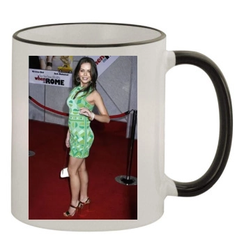 Alexis Dziena 11oz Colored Rim & Handle Mug