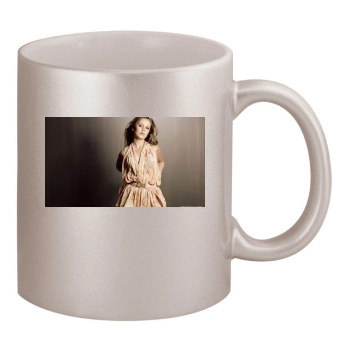 Alexis Dziena 11oz Metallic Silver Mug