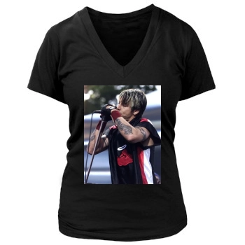 Anthony Kiedis Women's Deep V-Neck TShirt