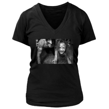 Anthony Kiedis Women's Deep V-Neck TShirt