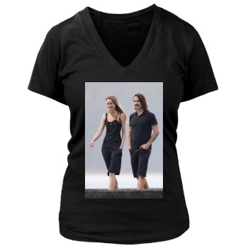 Anthony Kiedis Women's Deep V-Neck TShirt