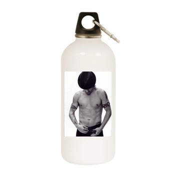 Anthony Kiedis White Water Bottle With Carabiner