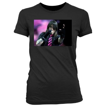 Anthony Kiedis Women's Junior Cut Crewneck T-Shirt