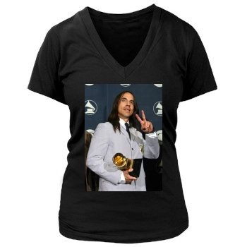 Anthony Kiedis Women's Deep V-Neck TShirt