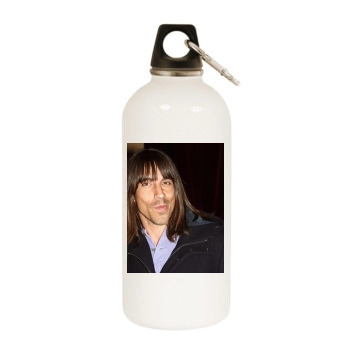 Anthony Kiedis White Water Bottle With Carabiner