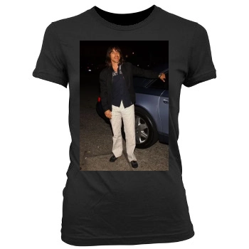 Anthony Kiedis Women's Junior Cut Crewneck T-Shirt