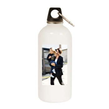 Anthony Kiedis White Water Bottle With Carabiner