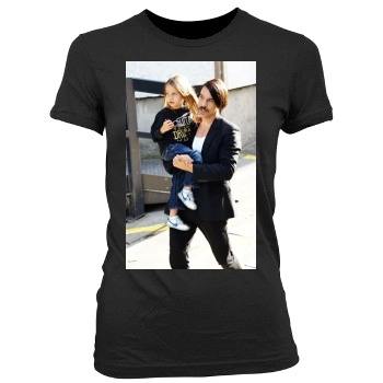 Anthony Kiedis Women's Junior Cut Crewneck T-Shirt