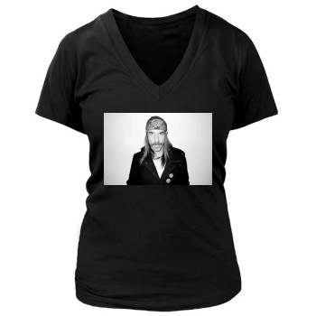 Anthony Kiedis Women's Deep V-Neck TShirt