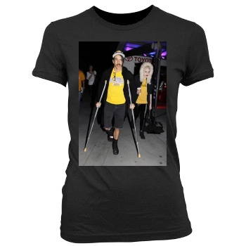 Anthony Kiedis Women's Junior Cut Crewneck T-Shirt