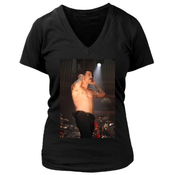 Anthony Kiedis Women's Deep V-Neck TShirt