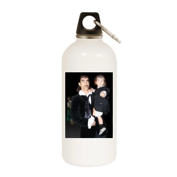 Anthony Kiedis White Water Bottle With Carabiner