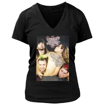 Anthony Kiedis Women's Deep V-Neck TShirt