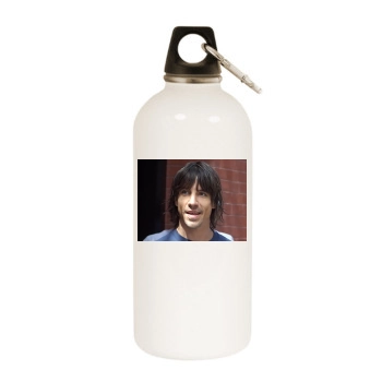 Anthony Kiedis White Water Bottle With Carabiner