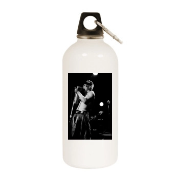 Anthony Kiedis White Water Bottle With Carabiner