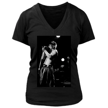 Anthony Kiedis Women's Deep V-Neck TShirt