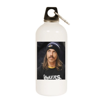 Anthony Kiedis White Water Bottle With Carabiner