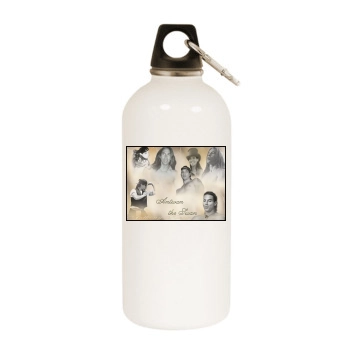 Anthony Kiedis White Water Bottle With Carabiner