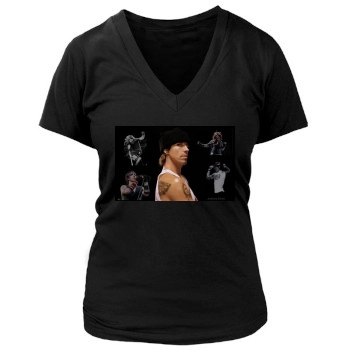 Anthony Kiedis Women's Deep V-Neck TShirt