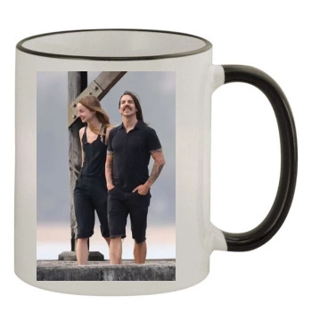 Anthony Kiedis 11oz Colored Rim & Handle Mug