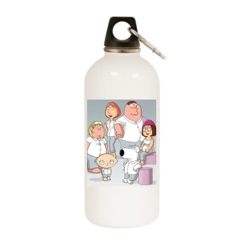 Family Guy White Water Bottle With Carabiner