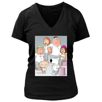 Family Guy Women's Deep V-Neck TShirt