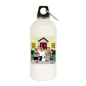 Family Guy White Water Bottle With Carabiner