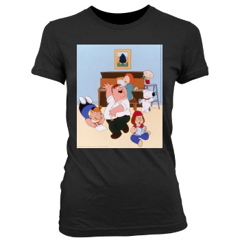 Family Guy Women's Junior Cut Crewneck T-Shirt