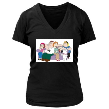 Family Guy Women's Deep V-Neck TShirt