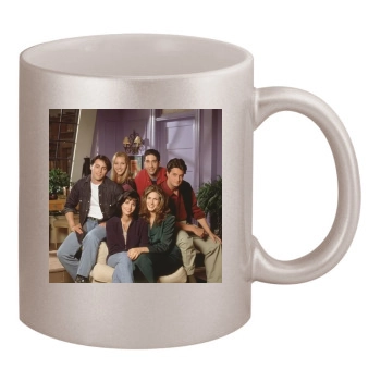 Friends 11oz Metallic Silver Mug