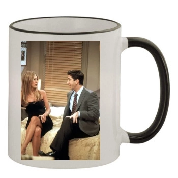 Friends 11oz Colored Rim & Handle Mug