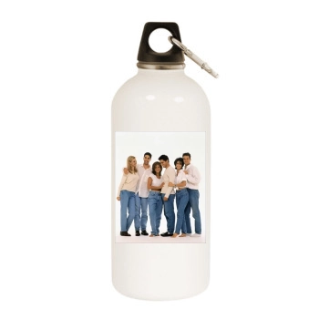 Friends White Water Bottle With Carabiner