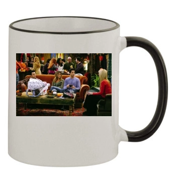 Friends 11oz Colored Rim & Handle Mug