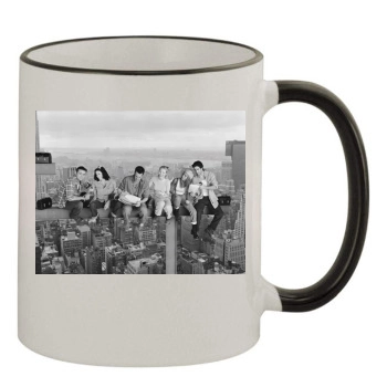 Friends 11oz Colored Rim & Handle Mug