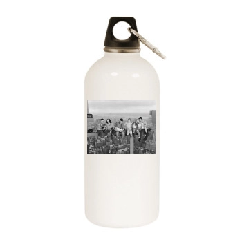 Friends White Water Bottle With Carabiner