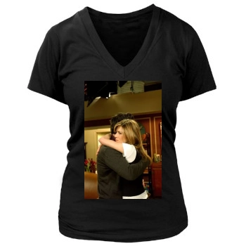 Friends Women's Deep V-Neck TShirt