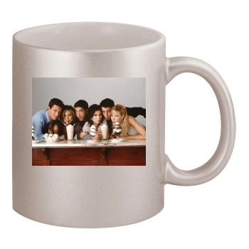 Friends 11oz Metallic Silver Mug