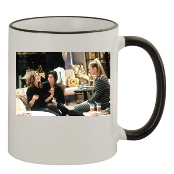 Friends 11oz Colored Rim & Handle Mug