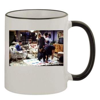 Friends 11oz Colored Rim & Handle Mug