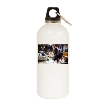 Friends White Water Bottle With Carabiner