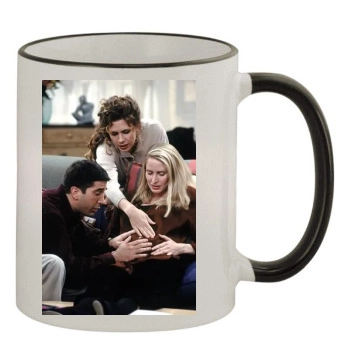 Friends 11oz Colored Rim & Handle Mug