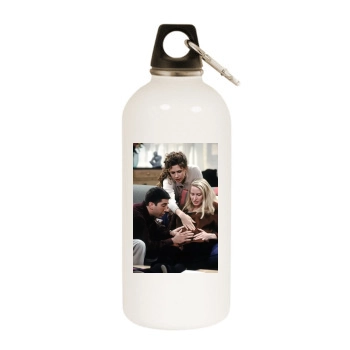 Friends White Water Bottle With Carabiner