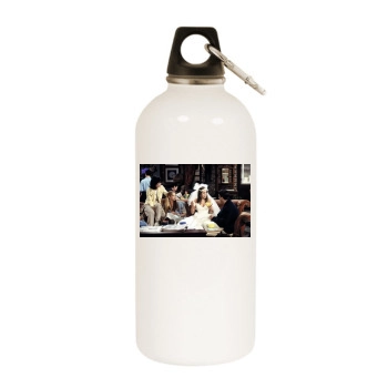 Friends White Water Bottle With Carabiner