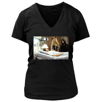 Friends Women's Deep V-Neck TShirt