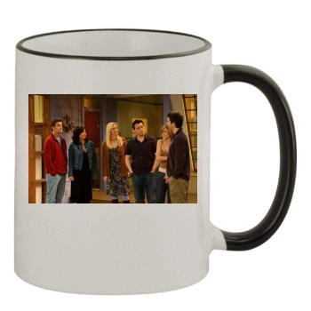 Friends 11oz Colored Rim & Handle Mug