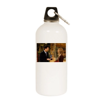 Friends White Water Bottle With Carabiner