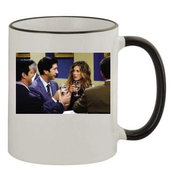 Friends 11oz Colored Rim & Handle Mug