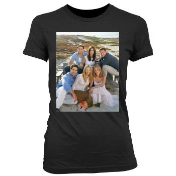 Friends Women's Junior Cut Crewneck T-Shirt