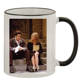 Friends 11oz Colored Rim & Handle Mug