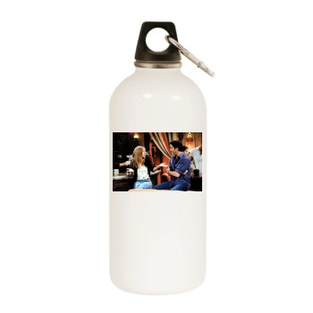 Friends White Water Bottle With Carabiner